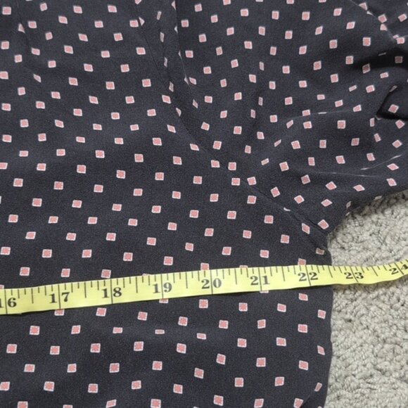 LOFT Outlet Rayon Square Polka Dot Print Casual Dress Size XL - Picture 9 of 11